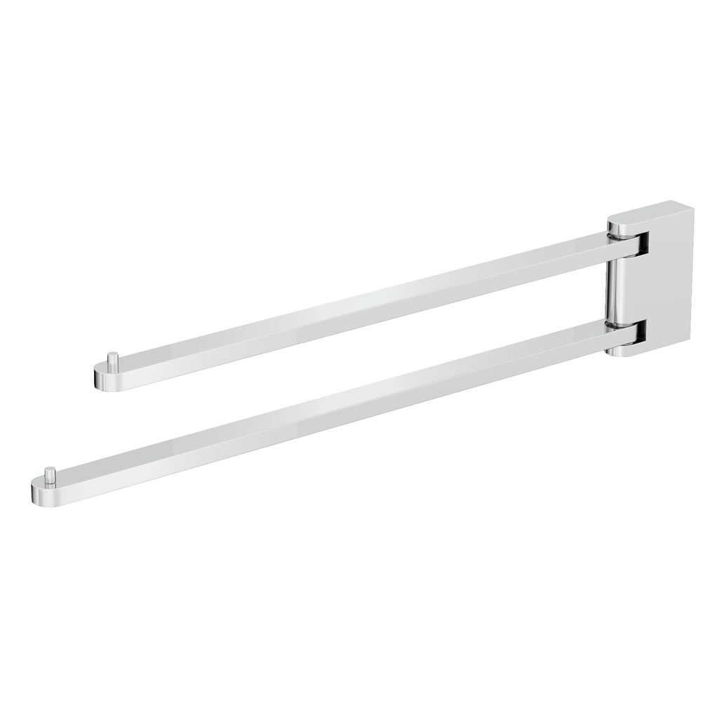 Cutout image of Crosswater MPRO Chrome Swivel Towel Rail